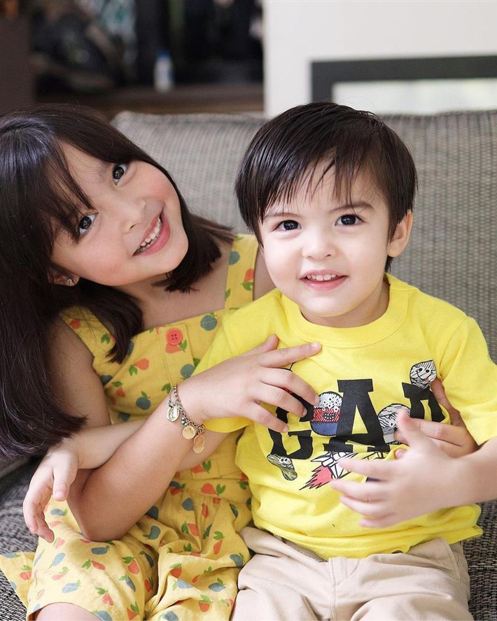 Sau 7 năm chung sống, vợ chồng Marian Rivera có với nhau hai người con là bé Zia và Sixto.