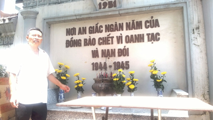 Ông Đặng Văn Tuyến, người thường xuyên hương khói cho hơn 2 triệu đồng bào đã chết đói năm 1945 để vong hồn họ không cô quạnh