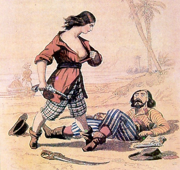 Năm 1718, con tàu của cô lại đụng độ với tàu Vanity của thuyền trưởng Jack Rackham và Anne. Hai người phụ nữ nhanh chóng phát hiện ra bí mật của nhau và trở thành "cạ cứng", chiến đấu vô cùng ăn ý.