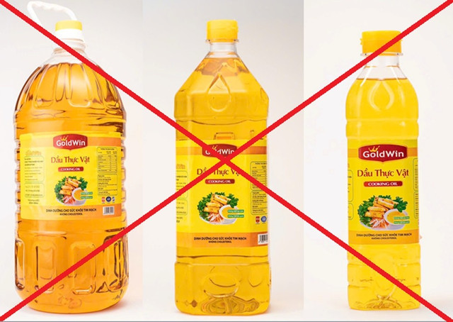 Nhãn hiệu dầu ăn Goldwin Cooking Oil được phát hiện không đảm bảo chất lượng, an toàn thực phẩm, nhưng đã được phân phối rộng rãi ra thị trường. cats-5841.jpg