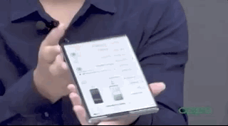 Nhờ những công nghệ này, màn hình OLED có thể thay đổi linh hoạt từ kích thước nhỏ nhất là 6,7 inch đến lớn nhất đến 7,4 inch, tuỳ theo nhu cầu sử thực tế.