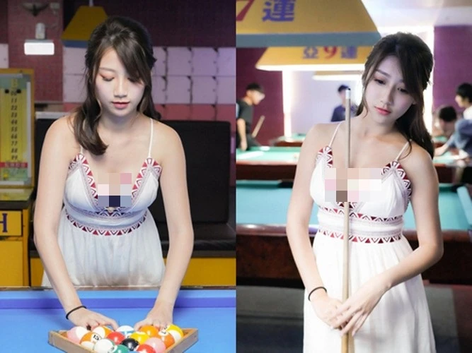 Mặc gợi cảm chơi bida, mỹ nhân khoe body bốc lửa