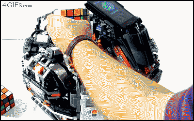 Chỉ cần hơn 5 giây là khối ruby đã được sắp xếp đâu vào đó.