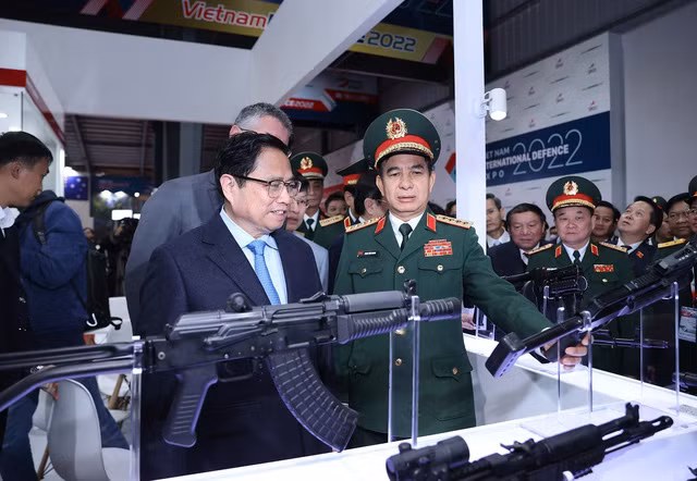 Thủ tướng dự lễ khai mạc Triển lãm Quốc phòng quốc tế Việt Nam 2022