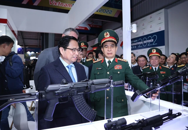 Thủ tướng dự lễ khai mạc Triển lãm Quốc phòng quốc tế Việt Nam 2022