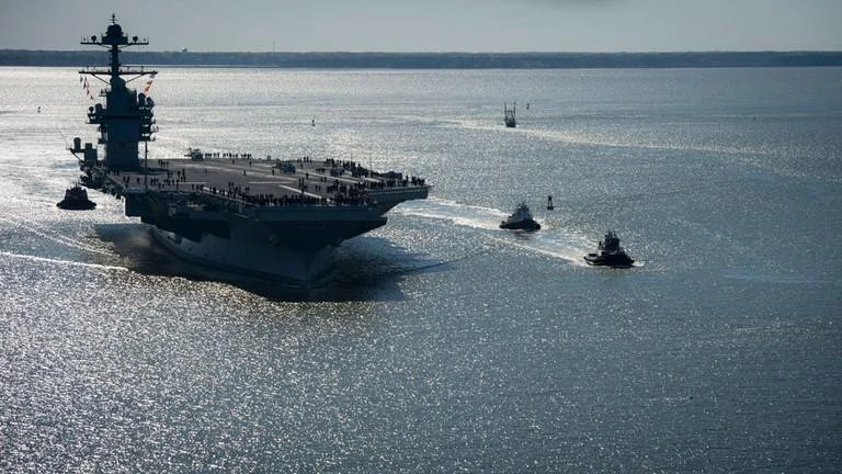 Mỹ phát mệt với siêu tàu sân bay tàu sân bay USS Gerald R. Ford