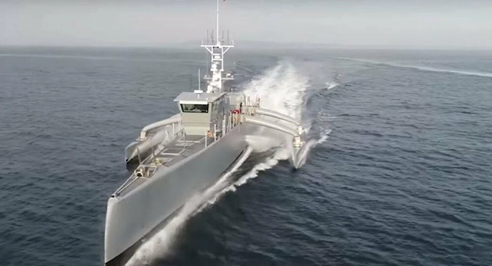 Thợ săn tàu ngầm không người lái Sea Hunter được Mỹ đưa vào biên chế