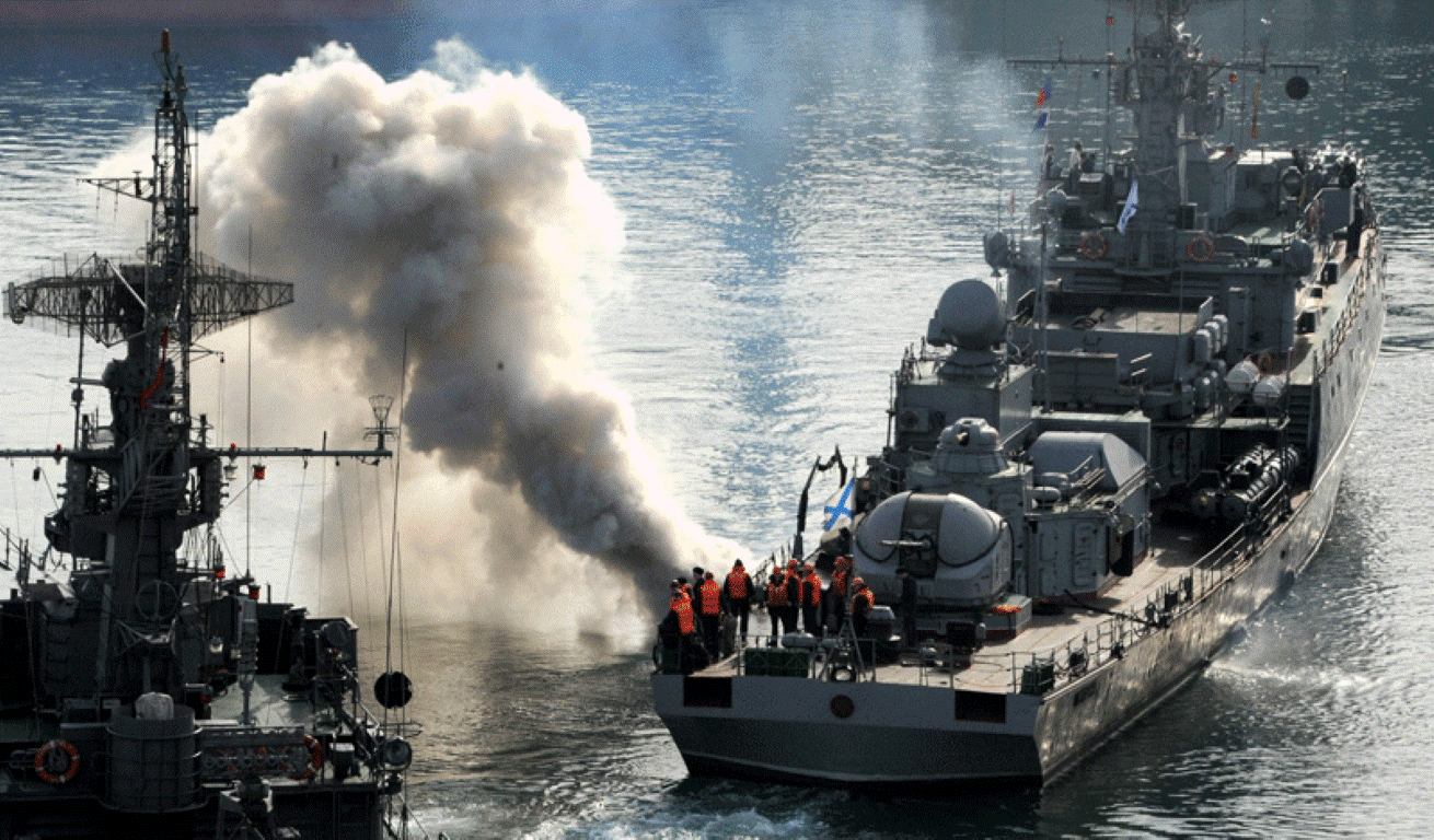 Các mũi đổ bộ đường biển của Nga sẽ tiến công thành phố cảng Odesa của Ukraine, sau đó thọc sâu vào đất liền, dàn quân dọc biên giới Ukraine và Moldova, chặn đường rút lui về hướng Tây Nam của Kiev.