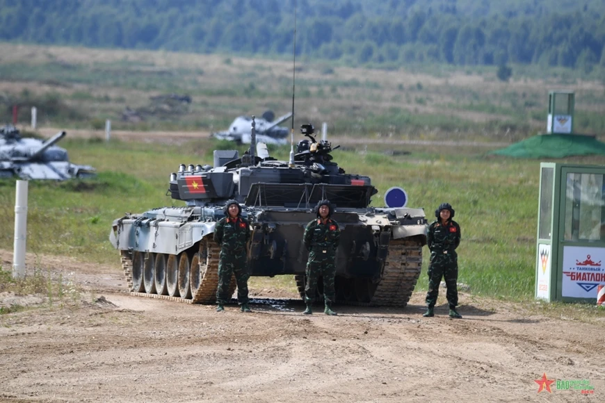 Trận thi đấu đầu tiên của đội tuyển tăng Việt Nam tại Army Games 2022