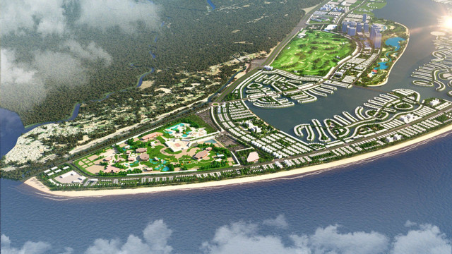 Vinhomes Green Paradise có ba mặt giáp biển, một mặt tựa rừng ngập mặn Cần Giờ. a2.jpg