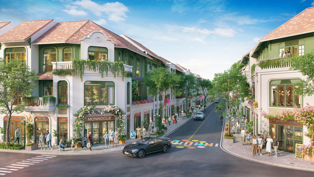 Phân khu Kim Ngân 2 sở hữu mật độ dân cư thấp nhất trong các phân khu thấp tầng. (Ảnh: Sun Property) 1.jpg