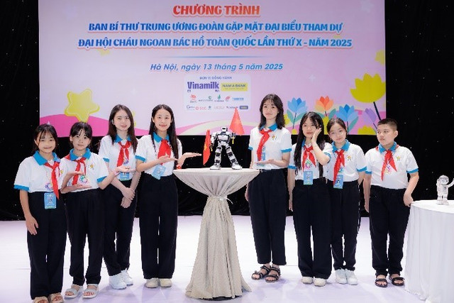 Với chủ đề “Thiếu nhi Việt Nam vững bước tiến vào kỷ nguyên mới”, đại hội năm nay có sự tham dự của nhiều đại biểu là các em học sinh từng tham gia và đạt giải cao tại các cuộc thi nghiên cứu khoa học, sáng tạo trẻ. Đây cũng là kỳ đại hội có tỷ lệ đại biểu đạt thành tích cao nhất từ trước đến nay, nổi bật là 47 em đạt giải thưởng quốc tế, 95 em đạt giải cấp quốc gia. v4.jpg