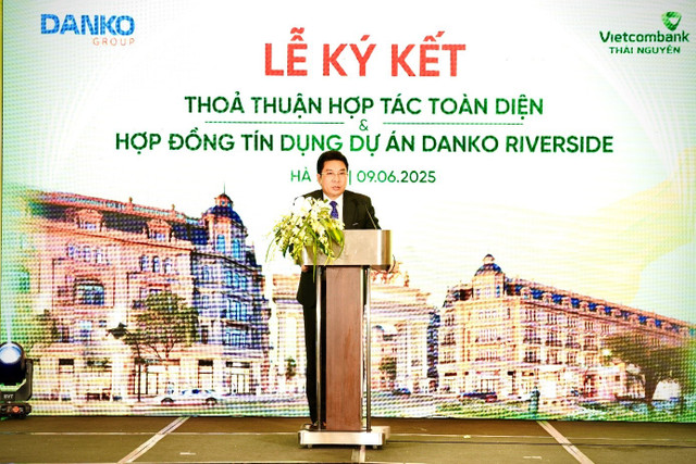 Ông Đàm Quốc Hiệp – Phó Chủ tịch HĐQT Danko Group phát biểu tại sự kiện. 2.jpg