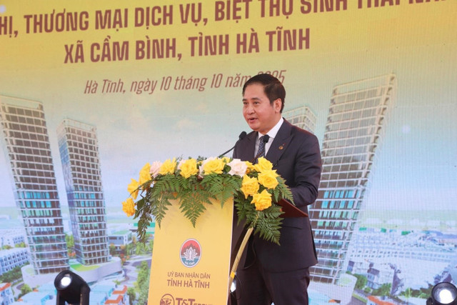 Ông Mai Xuân Sơn, Tổng Giám đốc Tập đoàn T&T Group phát biểu tại lễ khởi công 03.jpg