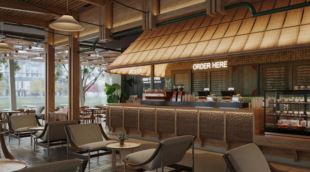 Không gian đậm chất Á Đông tại Min Coffee bên trong Vincom Mega Mall Ocean City a3.jpg