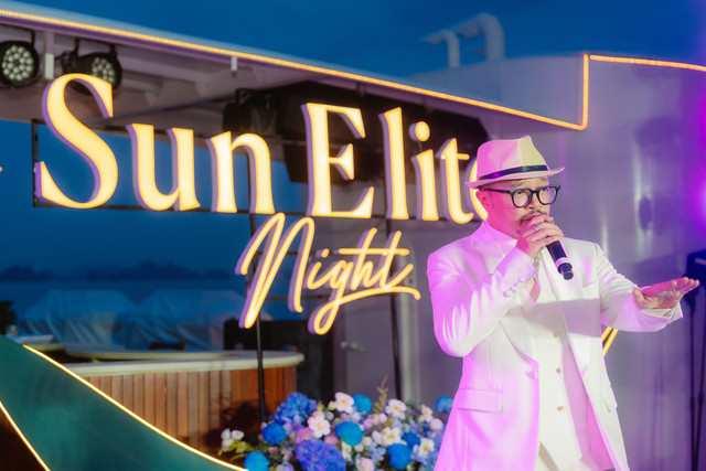 Những tiết mục nghệ thuật thăng hoa cảm xúc trong không gian Sun Elite Night. (Ảnh: Ánh Dương) sun-elite-night.jpg