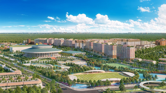 Park Residence nằm gần 4 đại công viên, kết nối trực tiếp các trục giao thông huyết mạch. (Ảnh: Sun Property) 1.jpg