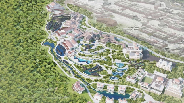 Công viên suối khoáng nóng nằm trong tổ hợp dự án của Sun Group tại Kim Bôi, Hòa Bình 44.jpg