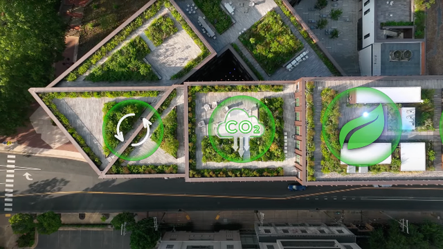 Vinhomes Green Paradise thể hiện rõ triết lý phát triển bền vững: Xử lý rác thải công nghệ cao, tái chế & tuần hoàn nước, giảm phát thải, theo dõi carbon và hướng tới 100% năng lượng tái tạo. (Ảnh minh họa) 2.png