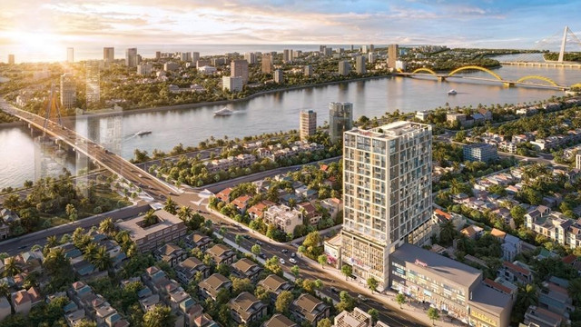 Sun Solar Residence - sản phẩm bất động sản cao cấp ngay trung tâm Đà Nẵng. (Ảnh phối cảnh minh họa: Sun Property) 3.jpg