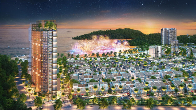 Nhà phố Xanh Boutique đón trọn dòng khách đến Xanh Island nhờ vị trí trung tâm đắt giá. (Ảnh: Sun Property) a1-5561.jpg