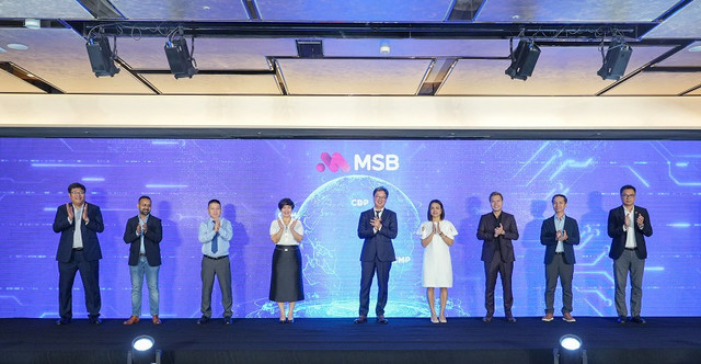 Đại diện MSB cùng đại diện các đối tác tại sự kiện (Ảnh: MSB) m1.png
