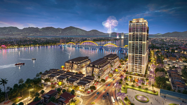 Phối cảnh minh họa toàn cảnh phân khu thấp tầng The RiO. Ảnh Sun Property s1.jpg