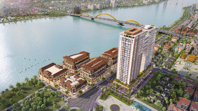 Vị trí cận kề bên sông Hàn của phân khu. Ảnh phối cảnh minh họa Sun Property s2.jpg