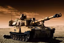 Pháo tự hành M109A7 Paladin 155mm của Mỹ hạ được cả máy bay 