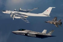 "Gấu bay" Tu-142 xuất hiện, F-16 Na Uy và F-35 Italy vội áp sát 