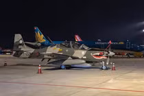 Phi đội cường kích A29 Super Tucano bất ngờ xuất hiện ở Việt Nam