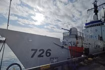 Hình ảnh tàu WHEC-726 của lực lượng tuần duyên Mỹ trước khi về Việt Nam 