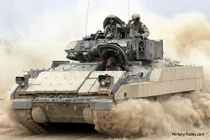 Sau xe tăng M1A2 Abrams, Mỹ đưa tiếp xe chiến đấu M2 Bradley vào chiến trường Syria 