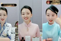 Nữ tiếp viên hàng không bỏ việc đi bán hàng livestream, kiếm tiền khủng