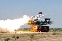 Tên lửa phòng không Syria khai hỏa, bắn hạ nhiều "mục tiêu thù địch"