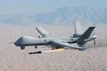 UAV MQ-9 Reaper phóng AIM-9X diệt gọn mục tiêu tên lửa hành trình