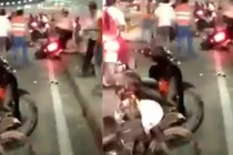 Xôn xao clip hỗn chiến vì va chạm trong hầm Thủ Thiêm