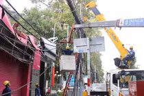 TP HCM: Cây cổ thụ bật gốc, đè sập một cửa hàng kinh doanh