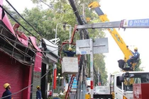 TP HCM: Cây cổ thụ bật gốc, đè sập một cửa hàng kinh doanh