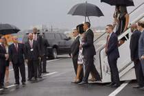 Những hình ảnh đầu tiên chuyến công du Cuba của TT Obama