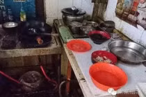 Hãi hùng tình trạng mất vệ sinh trong nhà hàng Trung Quốc 