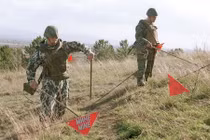 Lính công binh Nga tới gỡ mìn ở Palmyra