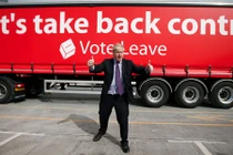 Thủ lĩnh phe Leave trong Brexit Boris Johnson qua ảnh