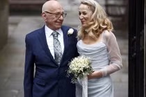 Chùm ảnh đám cưới lần thứ tư của ông trùm Murdoch