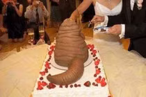 Chiêm ngưỡng bộ sưu tập bánh cưới “kỳ cục” trên thế giới