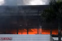 Cháy Cty PouYuen: Hơn 4000m2 nhà xưởng và tài sản bị thiêu rụi