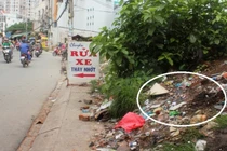 Bàng hoàng phát hiện bào thai ven đường