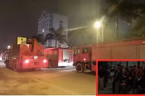 Cháy chung cư Hồ Gươm Palaza , hàng trăm người tháo chạy giữa đêm