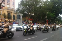 CSGT Hà Nội ra quân 100% phục vụ Đại hội Đảng 12