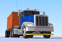 Ý tưởng giúp "hung thần" container hạn chế đâm chết người khi tai nạn